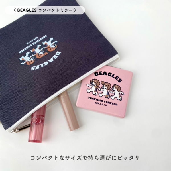 コンパクトミラー "ブルー" - 画像 (3)