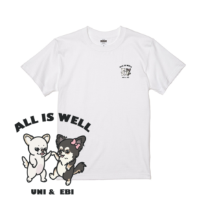 ダンスデザイン<br>Tシャツ"ホワイト"