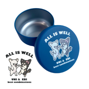 ダンスデザイン<br>おやつ缶"ブルー"