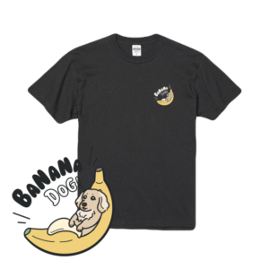 バナナデザイン<br>Tシャツ"スミ"