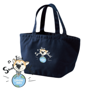 茶々丸トートバッグ<br>"ネイビー"