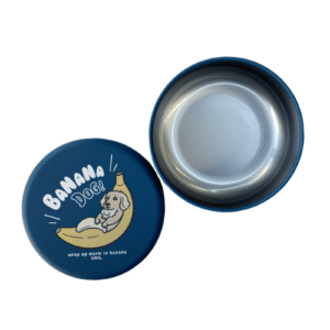 バナナデザイン<br>おやつ缶"ネイビー"