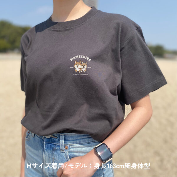 はな&まる Tシャツ<br>"スミ" - 画像 (2)