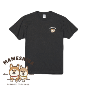 はな&まる Tシャツ<br>"スミ"