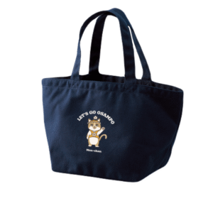 もんちゃん トートバッグ<br>"ネイビー"