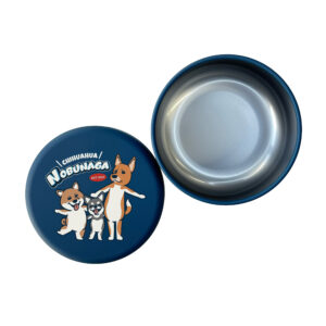 チワワの、のぶなが<br>おやつ缶 "ブルー"