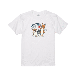 チワワの、のぶなが<br>Tシャツ "ホワイト"