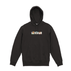 のぶなが パーカー<br>"スミ"