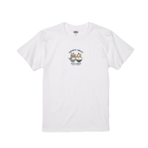 まるおとまめこ<br>Tシャツ "ホワイト"