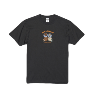 かるむるのん<br>Tシャツ "スミ"